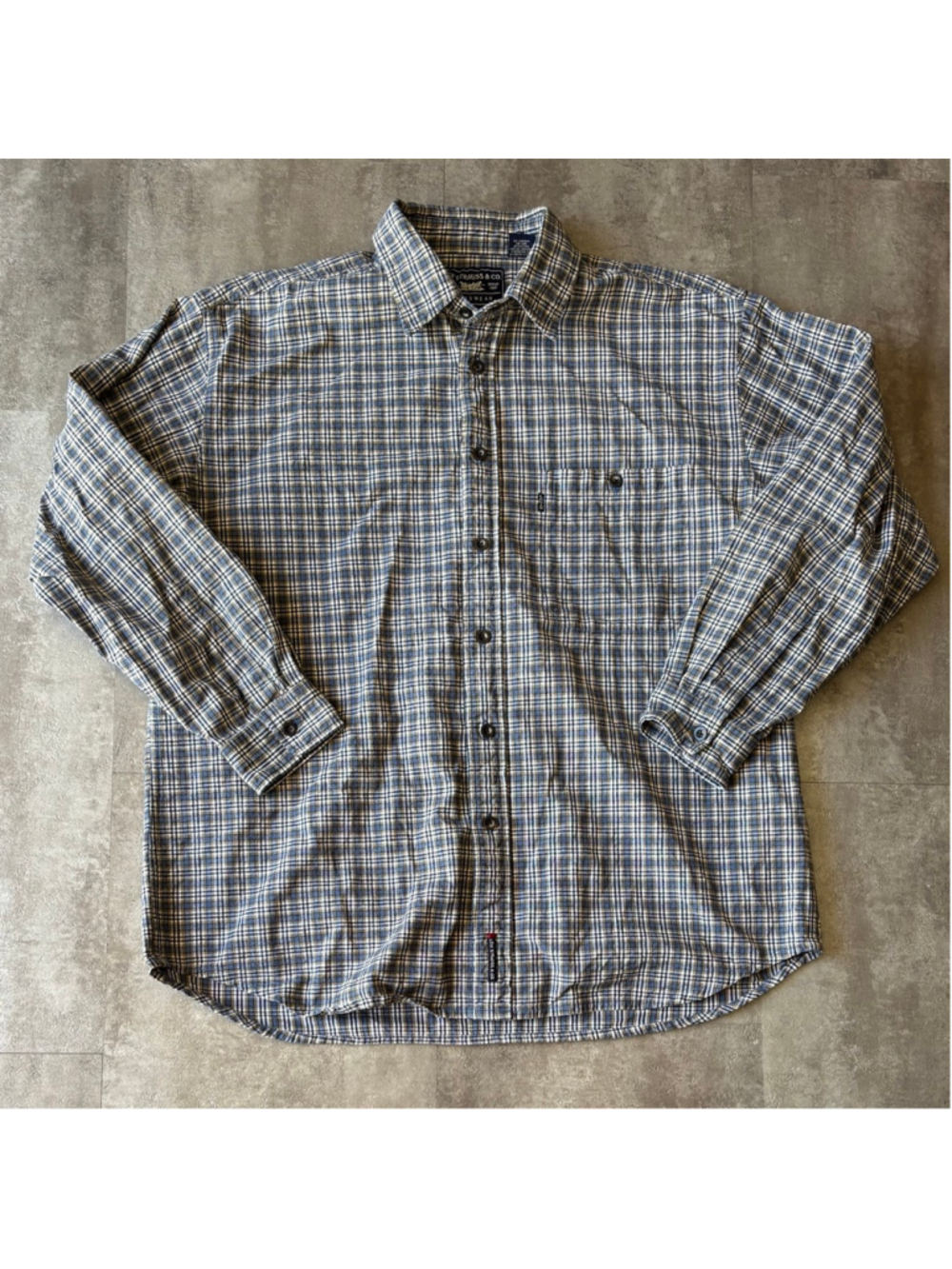 Vintage Levi’s Button Up Flannel Shirt Mens Large 90s